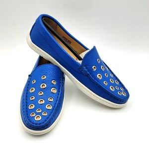 NEW IN BOX!!!! Marc Joseph‎ New York Blue Kid Loafer. SIZE 1. S1032